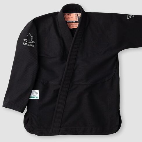 93Brand Hooks V6 Jiu Jitsu Gi (Black, A4) in Saudi Arabia