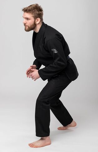 93Brand Hooks V6 Jiu Jitsu Gi (Black, A4) in Saudi Arabia