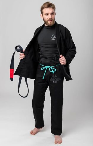 93Brand Hooks V6 Jiu Jitsu Gi (Black, A4) in Saudi Arabia