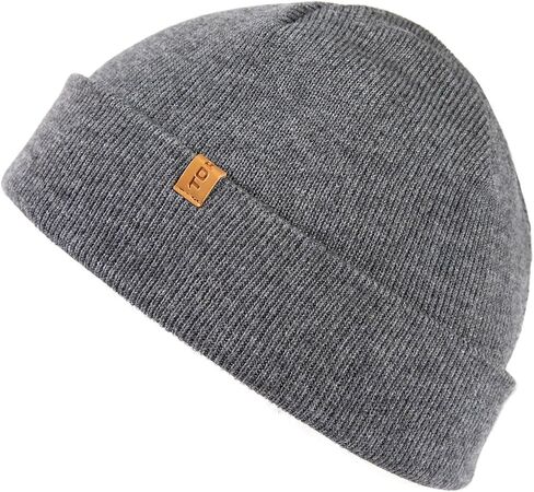 TOP-EX PolarWool™ Merino Wool Fisherman Beanie - قبعة مزدوجة الطبقات متماسكة مع نمطين للرؤوس الكبيرة in Saudi Arabia