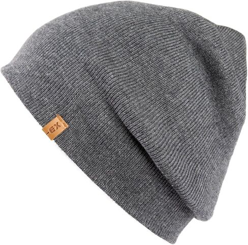 TOP-EX PolarWool™ Merino Wool Fisherman Beanie - قبعة مزدوجة الطبقات متماسكة مع نمطين للرؤوس الكبيرة in Saudi Arabia