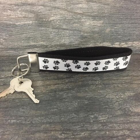 Infinity Collection Paw Print Keychain - Pet Lover Gift for Dog or Cat Owners in Saudi Arabia