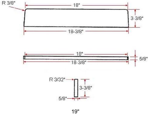 Design House 586198 Cultured Marble Vanity Top 31x19, Solid White in Kuwait