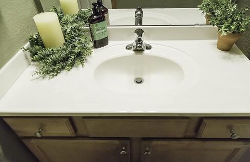 Design House 586198 Cultured Marble Vanity Top 31x19, Solid White in Kuwait