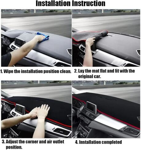 Dashboard Cover Mat for c&hevrolet Camaro 2010-2015 Car Dashboard Cover Dash Cover Mat Non-Slip Dash Mat Protector Carpet in Saudi Arabia