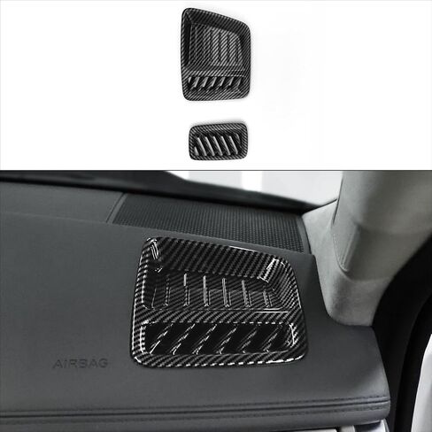 YOUTOOCAR 2PCS Dashboard Air Vent Covers Compatible with Hyundai Santa Fe 2024-2025 Accessories (Wood Grain) in Saudi Arabia