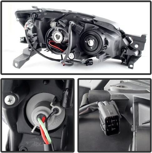 ACANII-For 2008-2011 سوبارو امبريزا WRX STi Outback Sport المصابيح الأمامية 08-11 سائق + جانب الركاب in Saudi Arabia