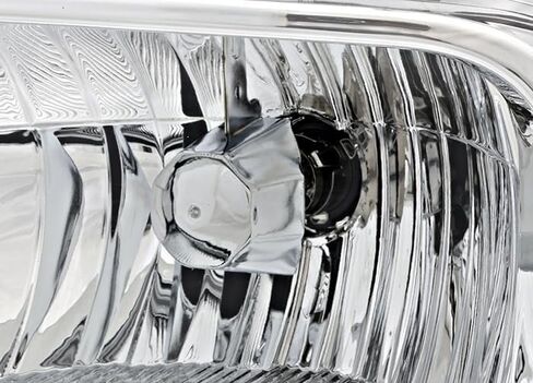 لفورد F250 F350 F450 F550 2004 2005 2006 2007 المصابيح الأمامية مجموعة الهالوجين تقليم الكروم سائق وجانب الركاب in Saudi Arabia