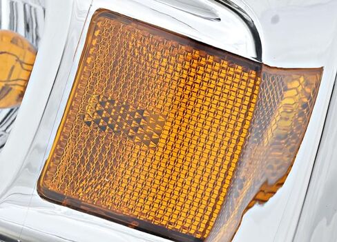 لفورد F250 F350 F450 F550 2004 2005 2006 2007 المصابيح الأمامية مجموعة الهالوجين تقليم الكروم سائق وجانب الركاب in Saudi Arabia