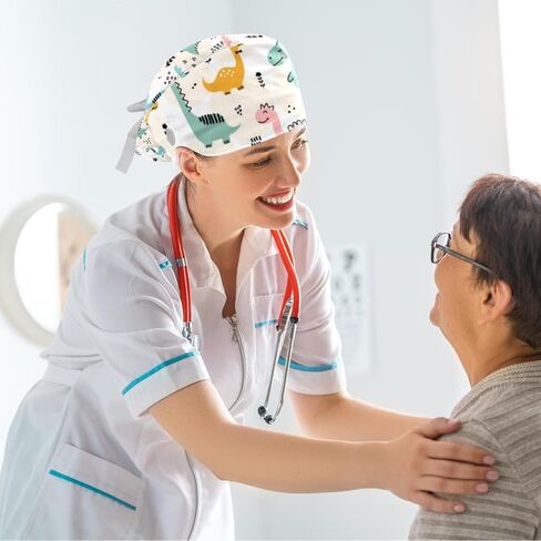 قبعات عمل التمساح مع أزرار وعصابة رأس، قبعة منتفخة للفرك، قبعة خلفية قابلة للتعديل للنساء ذات الشعر الطويل in Kuwait