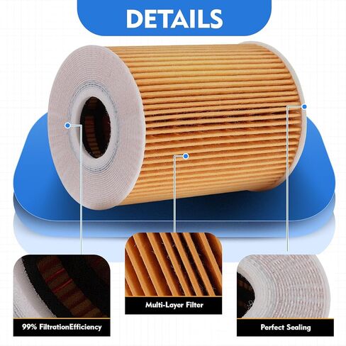 11427837997 Oil Filter For BMW M3 4.0L V8 2008 2009 2010 2011 2012 2013 E90 E92 E93 4.0-L V-8 OX 254D3, 57997, HU 926/5 z in Saudi Arabia