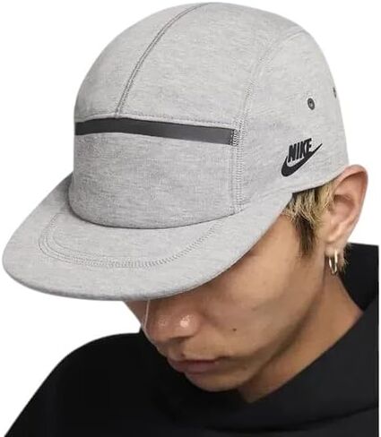 Nike Fly Unisex Unstructured Tech Fleece Gray Cap Hat, Size L/XL in Saudi Arabia