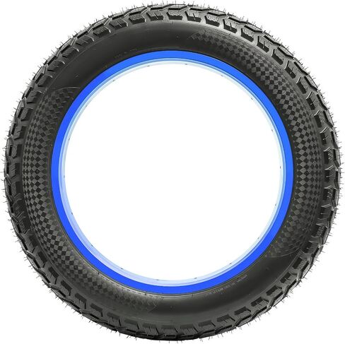 1 Pack 20" E-Bike Fat Tire 20 x 4.0 (102-406) Plus 1 Pack 20 Heavy Duty Fat Bike Tube 20x3.5/4.0 AV 33mm Valve Compatible with Most 20 x 4.0 Electric Bike/Mountain Bike Tire and Tube (Black) in Saudi Arabia