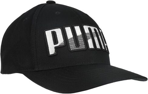 PUMA Ringer Logo Adjustable Snapback Hat Black in Saudi Arabia