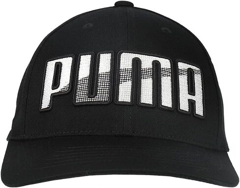 PUMA Ringer Logo Adjustable Snapback Hat Black in Saudi Arabia