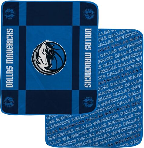 بطانية Pegasus Sports مرخصة رسميًا من NBA Reverse Block Wordmark ذات وجهين in Saudi Arabia