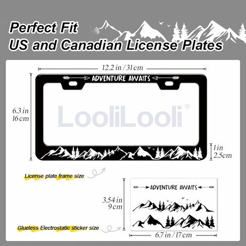 قطعتان من إطار لوحة ترخيص أزهار الكرز الوردي للنساء، إطارات بطاقات سيارة على شكل زهرة وردية اللون للفتيات للمركبة مع ملصق إلكتروستاتيكي غير لاصق in Kuwait