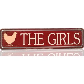 Funny Metal Tin Sign Vintage The Girls Sign For Home, Street, Shop, Garage, Bar, Farm, Garden Wall Decor 16x4 Inches in Saudi Arabia