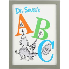 إطار حائط ABC من Bioworld Dr Seuss مقاس 12 × 16 بوصة in Kuwait