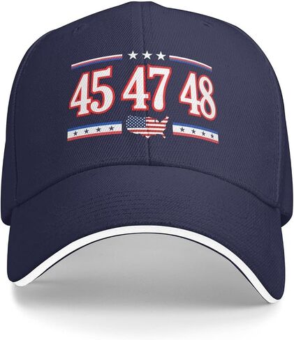 45 47 48 Hat Funny 2028 Hat Trucker Cap for Men Women Black P19 in Saudi Arabia