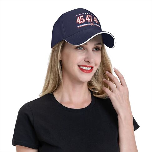 45 47 48 Hat Funny 2028 Hat Trucker Cap for Men Women Black P19 in Saudi Arabia