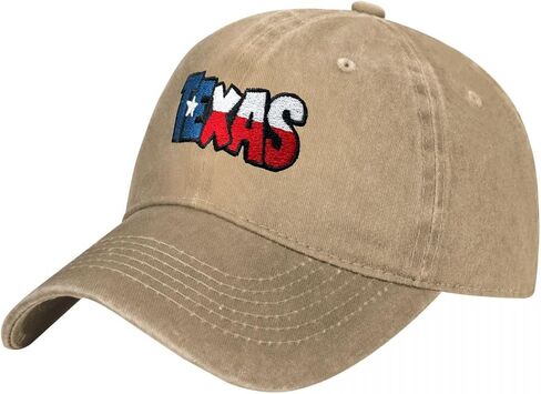 قبعة بيسبول مطرزة بعلم تكساس قابلة للتعديل، تصميم فخر الدولة الوطنية in Kuwait