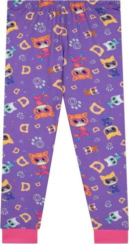 Disney Pajamas, SuperKitties Girls Pajamas, Long Sleeve Pajama Set, Adorable Girls Pjs in Saudi Arabia