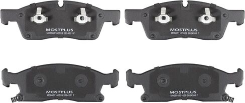 MOSTPLUS 12.98" Front Vented Disc Rear Solid Disc Brake Rotors+Ceramic Brake Pad Compatible for 2011-2020 Dodge Durango / 2011-2018 Jeep Grand Cherokee Rotor Pads Kit in Saudi Arabia