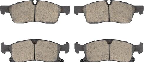 MOSTPLUS 12.98" Front Vented Disc Rear Solid Disc Brake Rotors+Ceramic Brake Pad Compatible for 2011-2020 Dodge Durango / 2011-2018 Jeep Grand Cherokee Rotor Pads Kit in Saudi Arabia
