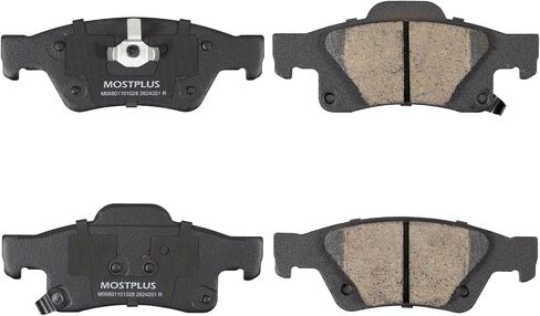 MOSTPLUS 12.98" Front Vented Disc Rear Solid Disc Brake Rotors+Ceramic Brake Pad Compatible for 2011-2020 Dodge Durango / 2011-2018 Jeep Grand Cherokee Rotor Pads Kit in Saudi Arabia