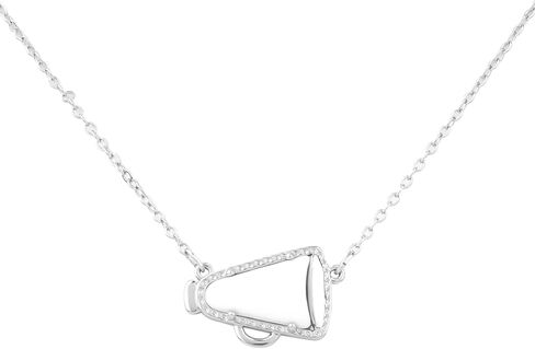 Cheer Necklace, Cheerleader Gifts Silver Cheerleading Necklace for Women Cheer Team Gifts Pendant Charm Jewelry Accessories Stuff for Women Mom Presents in Saudi Arabia