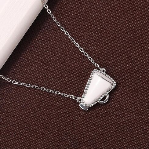 Cheer Necklace, Cheerleader Gifts Silver Cheerleading Necklace for Women Cheer Team Gifts Pendant Charm Jewelry Accessories Stuff for Women Mom Presents in Saudi Arabia