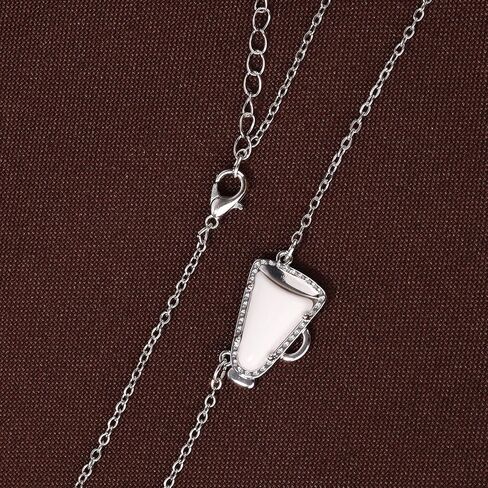 Cheer Necklace, Cheerleader Gifts Silver Cheerleading Necklace for Women Cheer Team Gifts Pendant Charm Jewelry Accessories Stuff for Women Mom Presents in Saudi Arabia