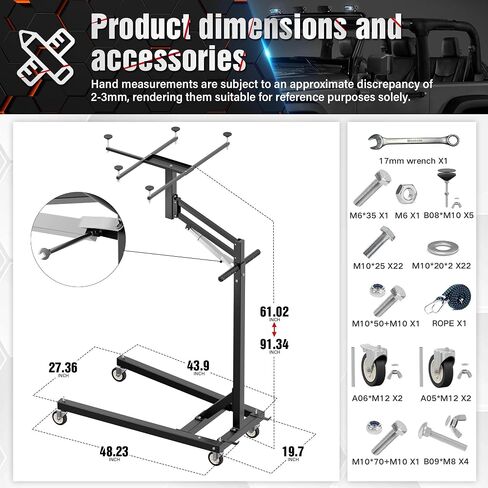 حامل قابل للتسلية الصلبة القابلة للتعديل رف تخزين أعلى قمة متوافق مع 1976-2025 Jeep Wrangler JK JL YJ JKU JKU JLU UNLIMITED & NEWER JEEP WRANGLER CJ-7 SLICIDE BRACKET MOVER in Kuwait