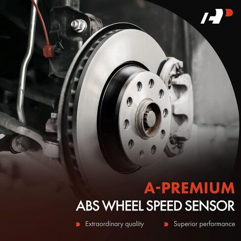 A-Premium 2PC Set Rear ABS Wheel Speed Sensor Compatible with 1999 2000 2001 2002 2003 2004 Chevy Chevrolet Tracker [Sport Utility] - Rear Driver & Passenger Side, Replace# 30023819 in Saudi Arabia