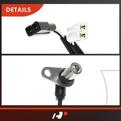 A-Premium 2PC Set Rear ABS Wheel Speed Sensor Compatible with 1999 2000 2001 2002 2003 2004 Chevy Chevrolet Tracker [Sport Utility] - Rear Driver & Passenger Side, Replace# 30023819 in Saudi Arabia