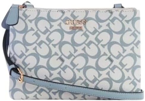 GUESS Factory Women's Akir Triple Compartment Logo Crossbody in Saudi Arabia