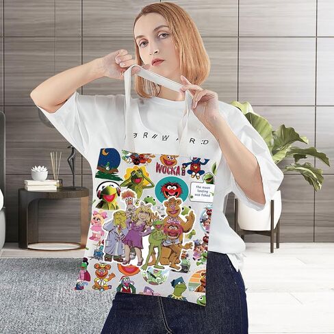 BWWKTOP الضفدع حقيبة كروسبودي أصبع المشجعين هدية فوزي الدب حقيبة حبال جونزو ورولف البضائع الكلب in Kuwait