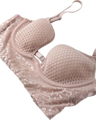 Lace U-Shaped Backless Lingerie Low Back Ultra-Thin Invisible Bra Breathable Underwire Multiway Convertible Straps Halter Bra in Saudi Arabia