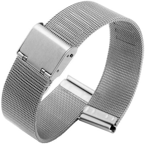 Stainless Steel Mesh Watch Band Metal Woven Wristband Universal Watch Strap in Saudi Arabia