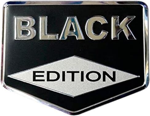 Aluminum Emblem/Logo - Black Edition - 8x6,2cm, Aluminium in Saudi Arabia