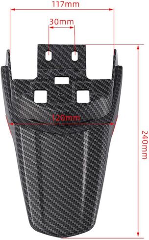 Sur Ron X/S/Surron/Light Bee/X160/X260 Off-Road Vehicle Rear Spoiler, Rear Mudguard, Lightweight Carbon Fiber Exterior, in Saudi Arabia