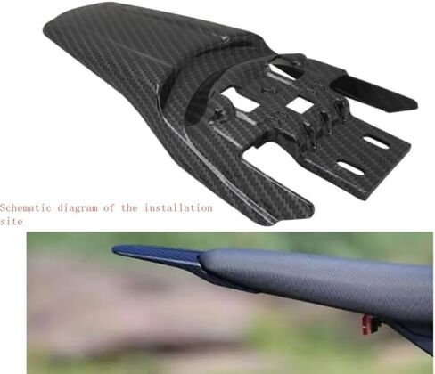 Sur Ron X/S/Surron/Light Bee/X160/X260 Off-Road Vehicle Rear Spoiler, Rear Mudguard, Lightweight Carbon Fiber Exterior, in Saudi Arabia