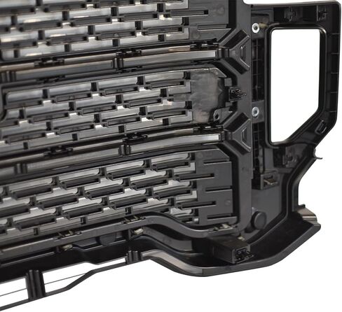 Front Grill W/Camera Hole Compatible with GMC Sierra 2500HD 3500HD 2020 2021 2022 2023 Denali Style Front Upper Bumper Grille Chrome Replacement for 84656390 (Chrome) in Kuwait