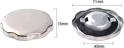 RedCap Metal Fuel Gas Tank Cap for Honda GX340 GX390 168F 188F 190F 170F0 154F 168F 188F190F 170F0 154F GX120 GX160 GX200 GX240 GX270 Mb165 Mb200 Coleman BT200X CT200U CT200U-EX 17620-ZH7-013/-023 in Saudi Arabia