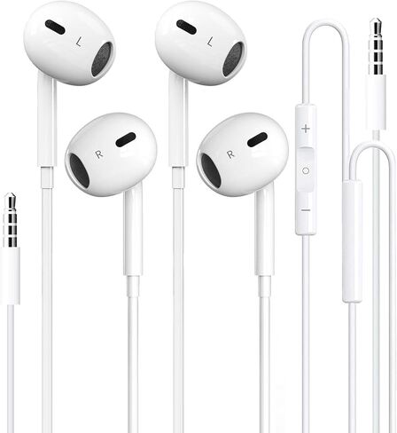 2 Pack-USB C Headphones Wired for iPhone 15, Type C Earphones with Microphone & Remote Noise Cancelling Earbuds for iPhone 15 Pro Max, iPad, Galaxy S23/S22/S21/S20/Ultra Note 10/20, Pixel 7/6/5/4 in Saudi Arabia
