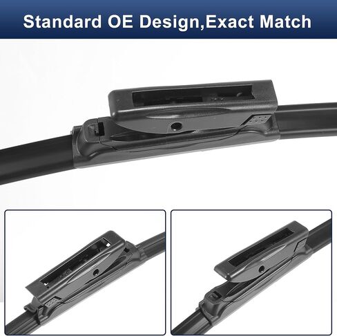X AUTOHAUX 1 Pair 19"+18" Front Windshield Wiper Blade for Mini Cooper Clubman 12-24 Replacement Set with Upgraded Stability All Weather Not J/U Hook in Saudi Arabia