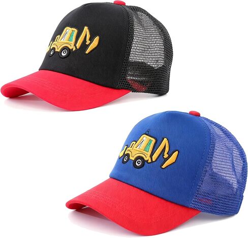 قبعة الصيفية الصغار الصغار ، التطريز القابل للتعديل للأطفال البيسبول ، سن 2-8 in Kuwait