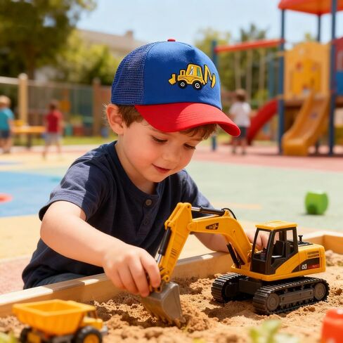 قبعة الصيفية الصغار الصغار ، التطريز القابل للتعديل للأطفال البيسبول ، سن 2-8 in Kuwait