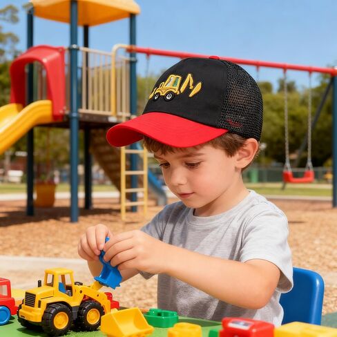 قبعة الصيفية الصغار الصغار ، التطريز القابل للتعديل للأطفال البيسبول ، سن 2-8 in Kuwait